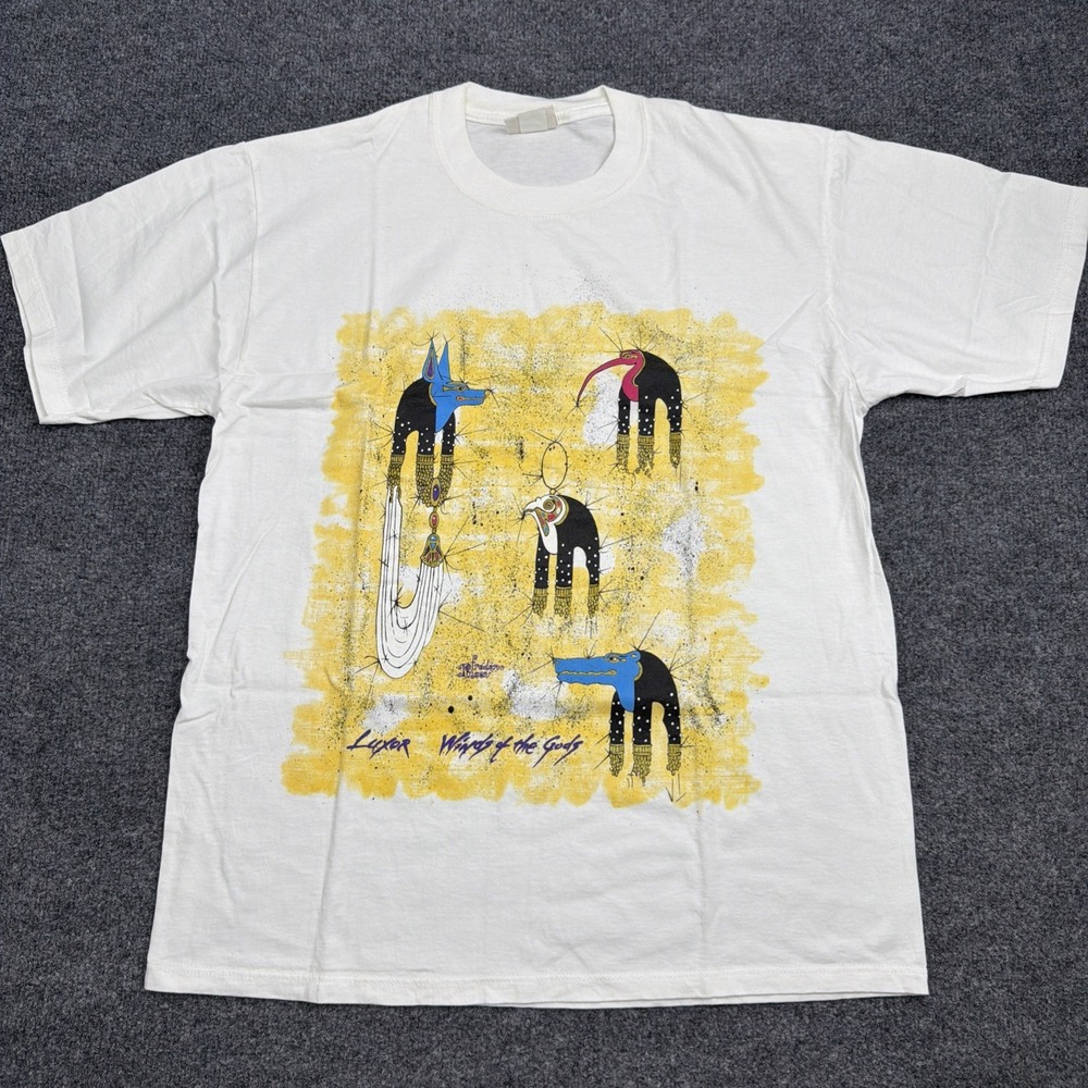 Vintage Luxor Las Vegas Wings of the Gods T Shirt M Pyramid Creations Egyptian